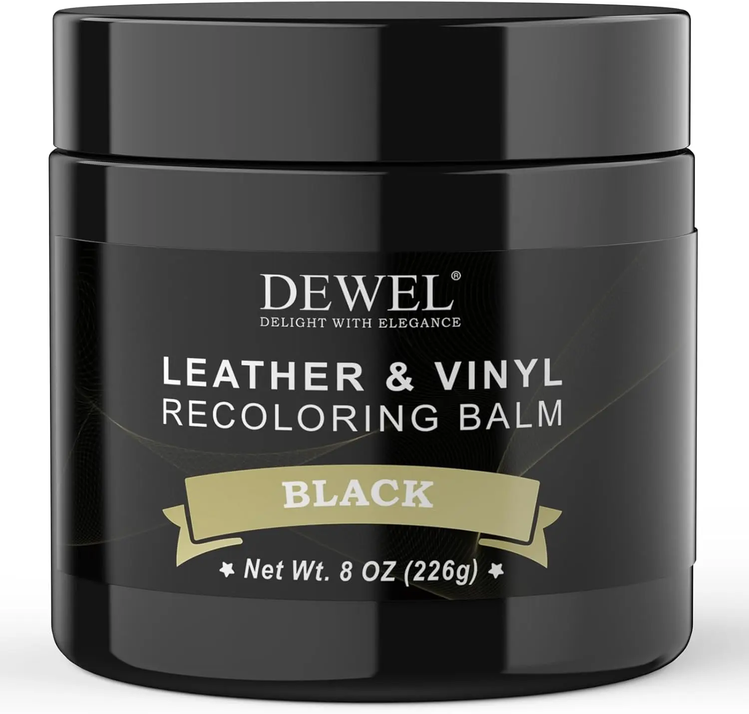 Leather Recoloring Balm, Black Leather Color Restorer for Scratched and Faded, Leather Scratch Remover, Upgrade Leather Repair Kit for Restore Couches, Car Seats, Shoes, Boots