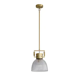 1 - Light Modern Solid Brass Pendant Lights(Bulb Included)