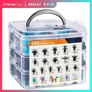 Car Body Fixer Kit for Summer Gift, Car Body Push-type Fixer Kit with Storage Box, Auto Body Repair Tool Kit, Automotive Assembly & Disassembly Tools Set, Car Accessories & Dealsforyoudays