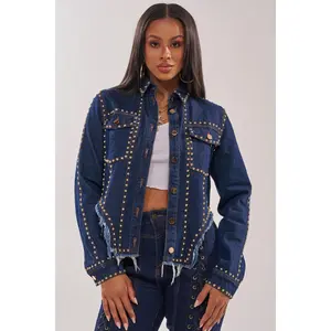 HOTLANTA STUDDED DENIM JACKET