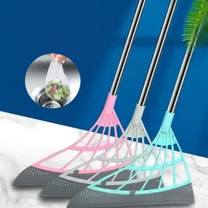Silicone Magic Broom Window Washing Wiper Squeegee Hand - push Pet Hair Dust Brooms Spatula Household Floor Mirror Cleaning Tools