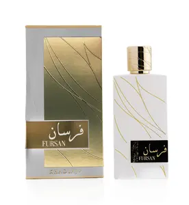 Khadlaj Fursan White for Unisex Eau de Parfum Spray, 3.4 Ounce
