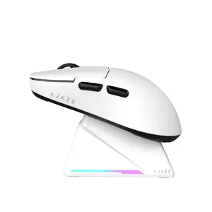 AJ159 P MC PRO Wireless Game Mouse AJAZZ Magnetic Charging Bottom High order Lightweight 57g Office Mouse PAW3311 Sensor Dual 1KHz the third mock examination E-sports Game Mouse DPI24000 Multi scenario Application