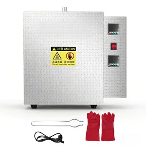 Dual Digital Control High Temp Jewelry Furnace Kit – Electric Kiln for Precious Metal Smelting, Soldering & Casting