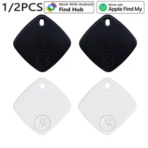 Smart Tracker Tag – Replaceable Battery, GPS Item Finder, Keychain Tracker for Car, Wallets, Luggage, Bags, Phones, Compatible with Apple Find My & Android