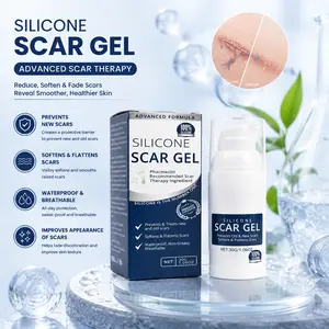 Professional Scar Removal Gels, Advanced Silicone Scar Removal Cream for Burn,Acne Old Scar Removal Cream for Face & Body | Fades Dark Scars