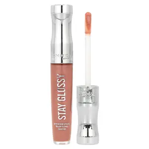 Rimmel London Stay Glossy Lip Gloss, 020 Sunday Brunch, 0.18 fl oz (5.5 ml)