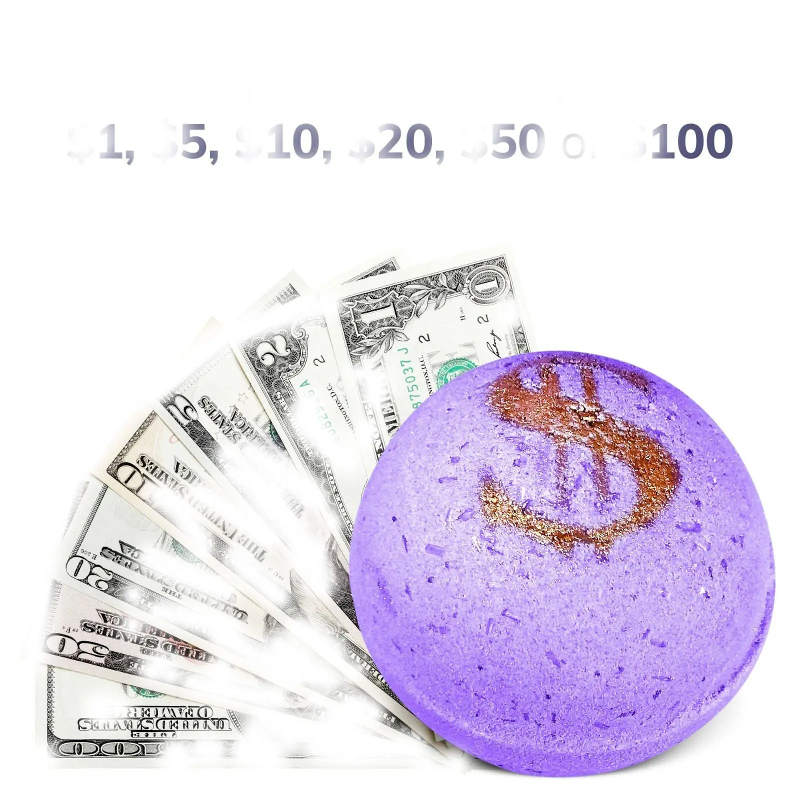 Soothing Lavender Bath Bomb with Coconut Oil & Natural Essential Oils - Handmade, Safe & Calming Body Care, Perfect Spa Gift, Perfect Gift, Blend Eo And Fo