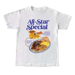 All-Star Special Breakfast T-Shirt, Unisex Graphic T-shirt, Vintage 90s style top clothing, Unisex graphic Streetwear shirts men's graphic tee