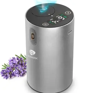 Portable Essential Oil Diffuser for home & car with Battery Indicator, Model 1/2/3 & Continuous Mist/AromaRelax Diffuser, 500 Sq.Ft Coverage, Time-Off Timer, Scent Diffuser Machine, Device for large Rooms, Bedrooms, Offices