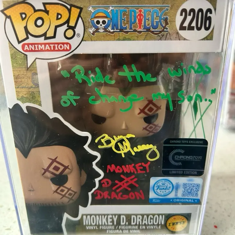 Monkey D. Dragon chase sign by BryanMassey