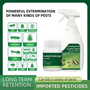 Pest Control Agent – Repels 40+ Pests (Roaches, Ants, Spiders, Bed Bugs), Pet Safe When Used as Directed, Indoor & Outdoor Use, Mixes to 1 Gallon