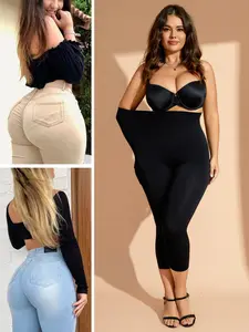 High-Waisted Shaping Pants, Skin-Friendly High Stretch Elastic Fabric, Seamless One-Piece Design, Smooth Body Curve, No Marks, Comfortable Slim Fit, Shapewear