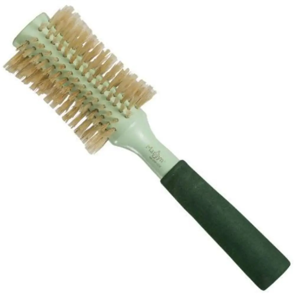 The Marilyn Brush Double S Pro 2.5-in Thermal Straightening Brush with Boar Bristles, Professional Unisex Haircare & Styling Tool for Medium to Thick Hair, Hair Care Tool