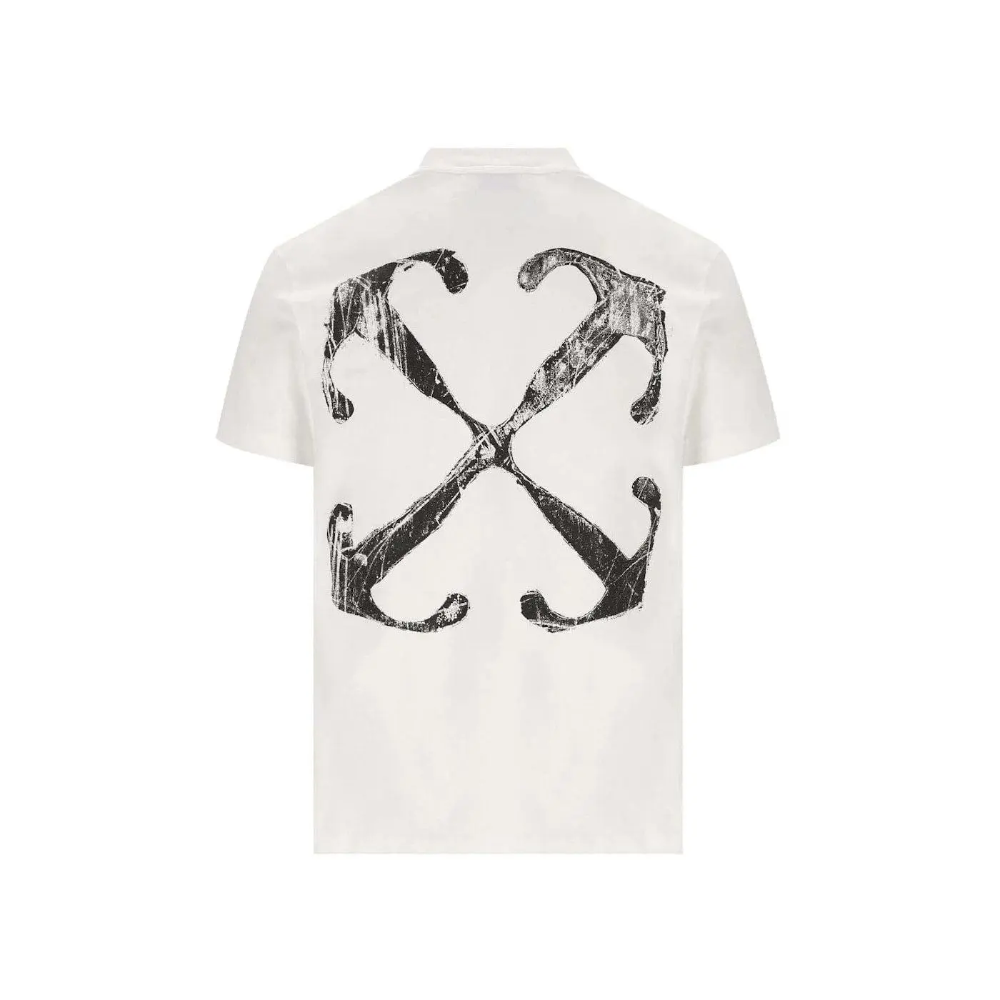 OFF-WHITE Scratch Arrow Slim Fit T-Shirt White