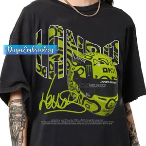 Vintage 90s Graphic Style Lando Norris T-shirt, Lando Norris Oversized T-Shirt, Lando Norris McLaren Gifts For Man And Women Unisex T-shirt