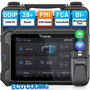 VDIAGTOOL VD80BT Lite Bidirectional OBD2 Scanner - Full System Scan Diagnostic Tool with DOIP, CAN FD, PMI, FCA for Vehicle Repairs