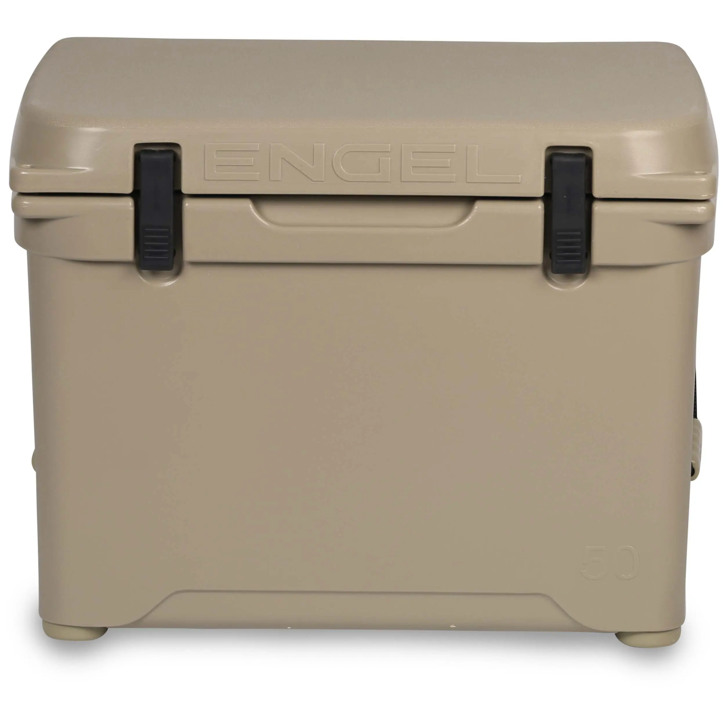 ENGEL 50 Qt Roto-Molded Hard Cooler, High Performance Insulated Ice Chest with 10-Day Ice Retention, IGBC Bear-Resistant for Camping, Camping Cooler, Ice Retention Cooler
