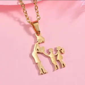 Mothers and Children Family Stainless Steel Necklace