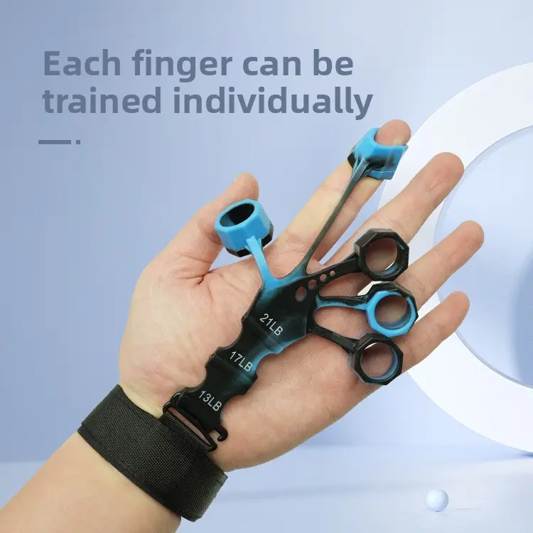 Adult fitness elastic belt five-finger puller finger trainer