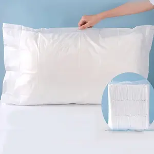 Disposable Thickened Pillowcases - Non-Fabric, Breathable, Contemporary Style, Hotel Ready, Salon Suitable, Travel Friendly for Hotel Bedrooms, Beauty Salons & Travel - No Pillow Core Included, Salon Bedding, Durable Cover, Protective Cover, Salon Owners