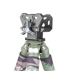 Quick-Install Aluminum Alloy Adapter Bracket - Adjustable for Tripods/Monopods (Screws Included) |   Sturdy Outdoor Photography Accessory