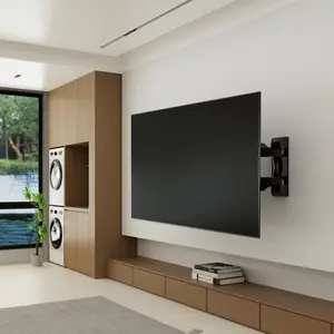 Clearance Suptek Adjustable TV Wall Mount Swivel and Tilt TV Arm Bracket for Most 32-55 inch LED, LCD Monitor and Plasma TVs up to 70lbs VESA up to 400x400mm (MAFD-L400)