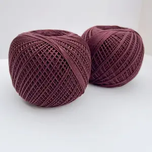 6# Lace Handmade Crochet Thread, Medium Fine Hook Knitting, DIY Dolls, Shawls, Garments, Perfect for Crafting Projects