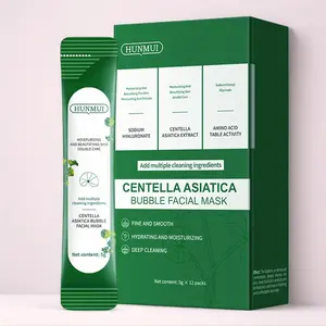 Centella Asiatica Bubble Facial Mask - Deep Cleansing & Moisturizing - Removes Blackheads & Controls Oil - Comfortable & Hygienic - Ideal for Refreshing Skin State