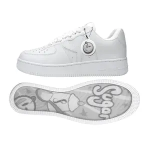 YUMS Sugar Classic Sneakers - White Leather Casual Streetwear Style Low Top Fashion Shoes | Causal Comfort Footwear