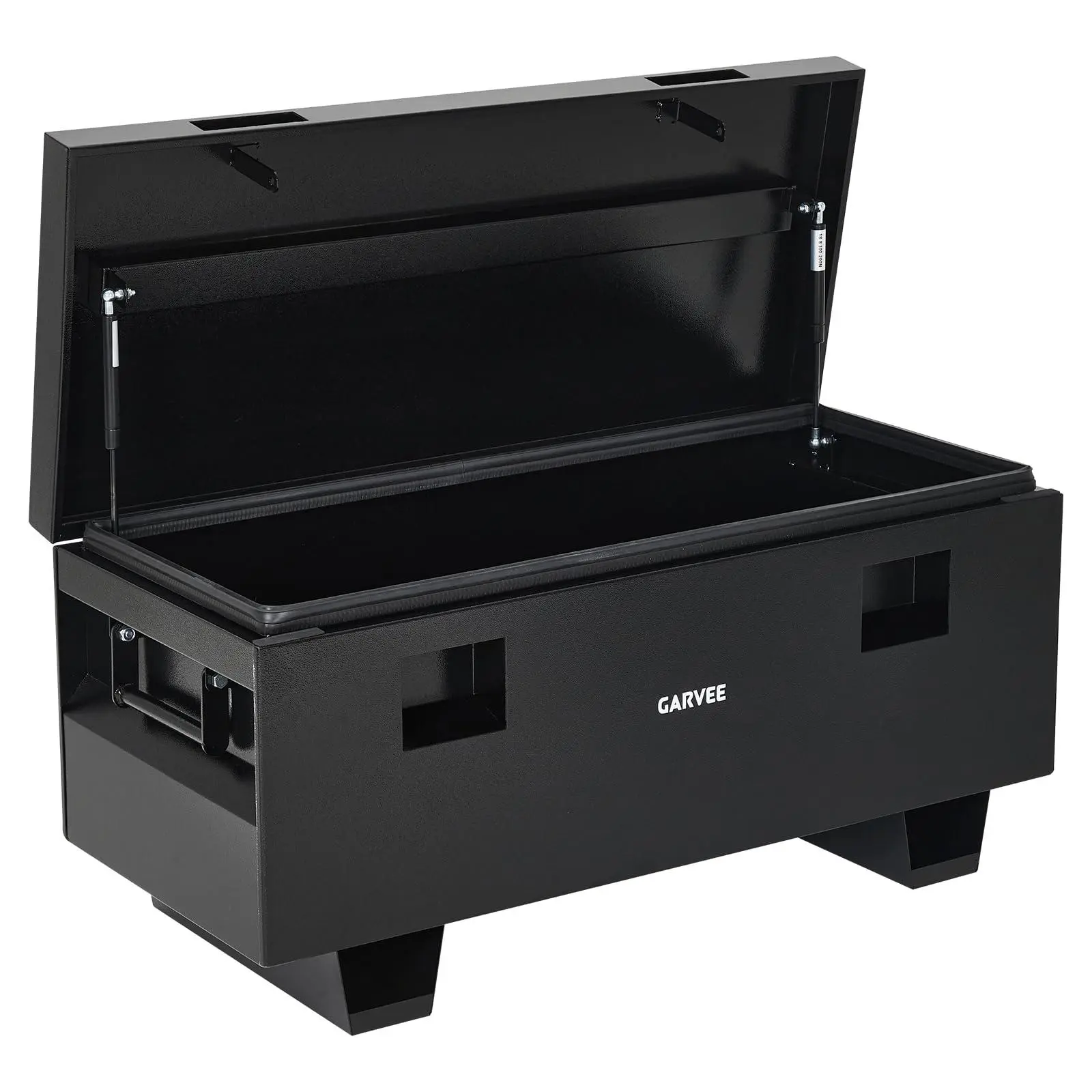 36in Heavy-Duty Truck Tool Box with Locks & Removable Feet, Jobsite Storage Organizer for Truck, Trailer, Garage & Workshop