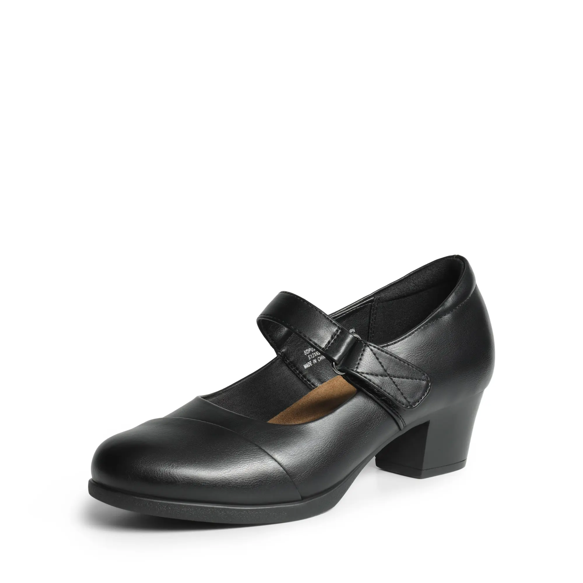 DREAM PAIRS Women's Classic Retro Arch-Support Block-Heel Mary Jane Shoes - Adjustable Strap, Cushioned Pumps for Work & Weekend Walking Shoes, Shoe