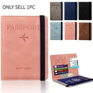 Passport Holder, Multi-functional Passport Wallet, Vintage PU Passport Case, Travel Document Holder, Travel Essentials, Travel Accessories, Passport Cover