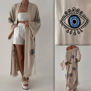 Embroidered Cotton Cardigan