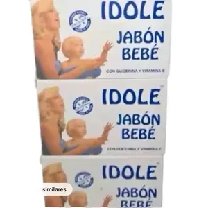 Idole Baby Soap Pack of 3 Gentle Cleansing with Glycerine and Vitamin E for Soft Skin