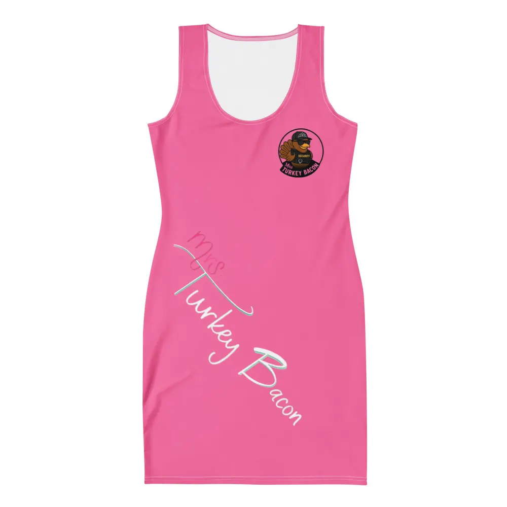 Mrs. Turkey Bacon Bodycon dress