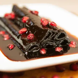 Goldis Roll Lavashak Big Wet Juicy Rolls in Pomegranate Molasses 2 Packs Soft Chewy Fruity Tangy Snack 250g Sweet Bites with Cherry & Pomegranate Flavors