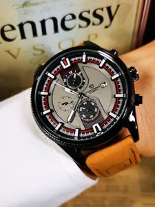1pc Sports Automatic Mechanical Watch for Men Calendar Luminous Hands Leather Strap Business Casual Sports Chronograph Watch Mens Watches Top Brand Luxury Wristwatches
