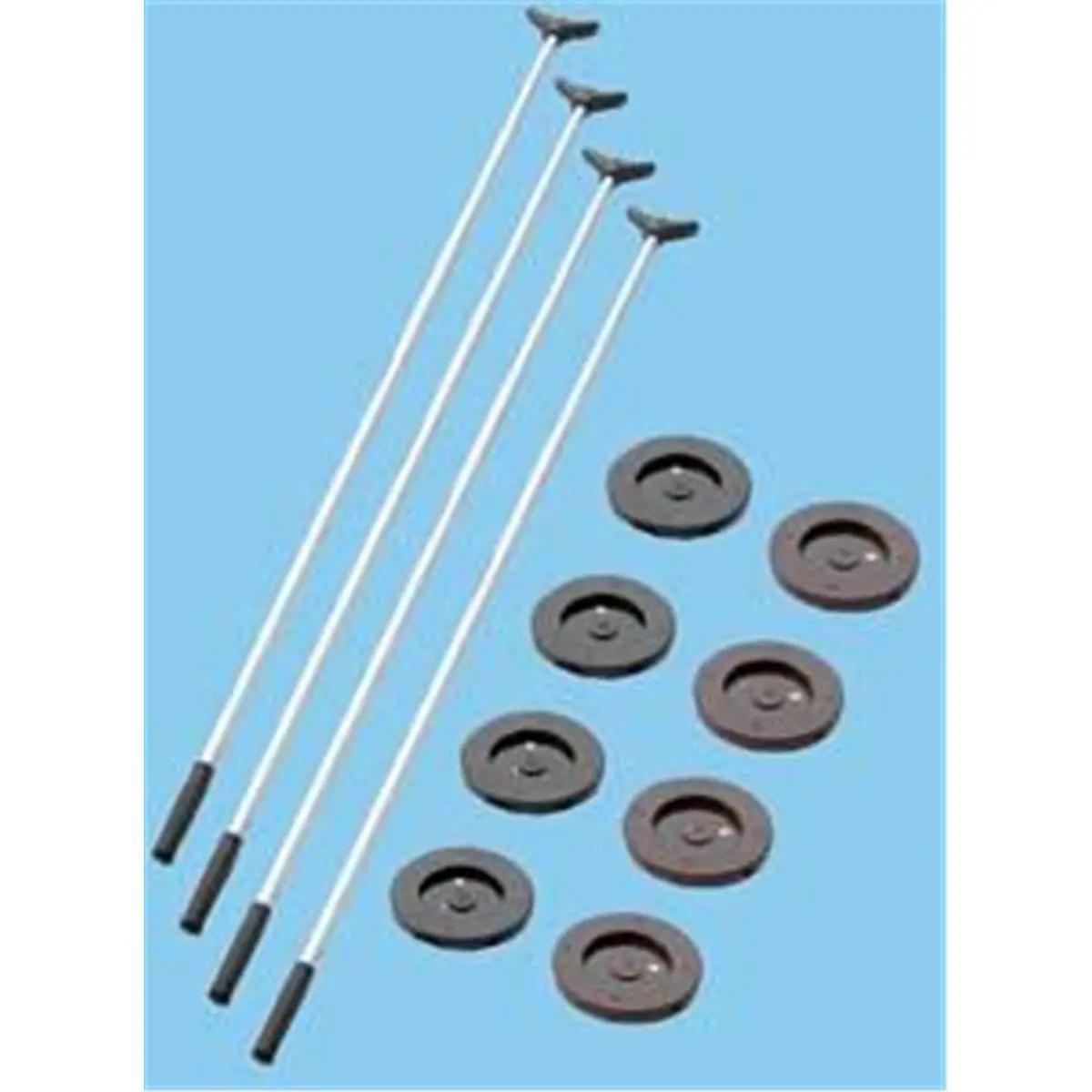 CHAMPION 212 MAIN Lightweight Aluminum Plastic Cue Shuffleboard Complete Kit - Small Animal Pet Billiard Cues, 66-Inch, Quick Setup, Ideal for Indoor/Outdoor Play