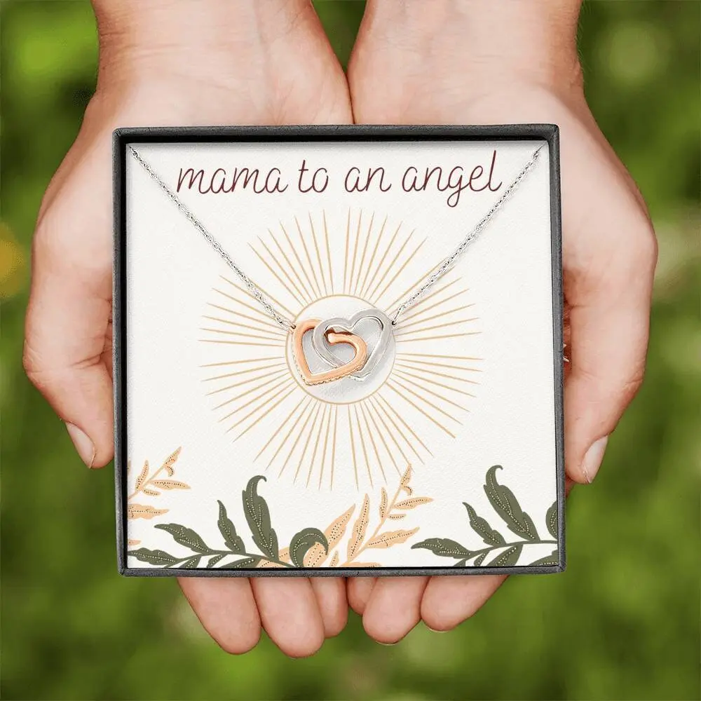 Personalized Miscarriage Gift Infant Loss Mama to an Angel Baby, Pregnancy Loss of Baby, Stillborn Necklace, Bereavement Gift, Miscarriage Keepsake