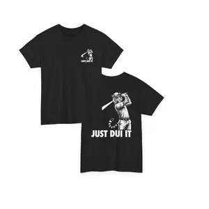 Funny Tiger Woods Mugshot Just DUI It Style TShirt, Gofl Shirt, Meme Shirt, Viral T-Shirt, Sweatshirt, Hoodie