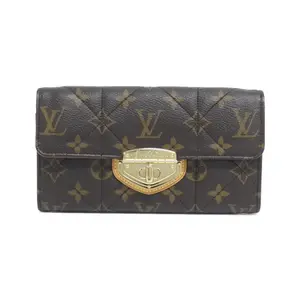 Pre-owned Louis Vuitton Canvas Small Leather Goods Portefeuille Sarah Monogram Wallet