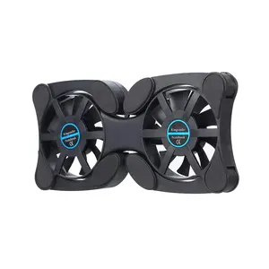 Laptop Cooling Stand, Portable Foldable Laptop Cooler,Slim Portable USB Powered, Laptop Cooling Fan, Laptop Stand for 14 Inch Gaming Laptop, Suitable for Apple Lenovo Dell HP