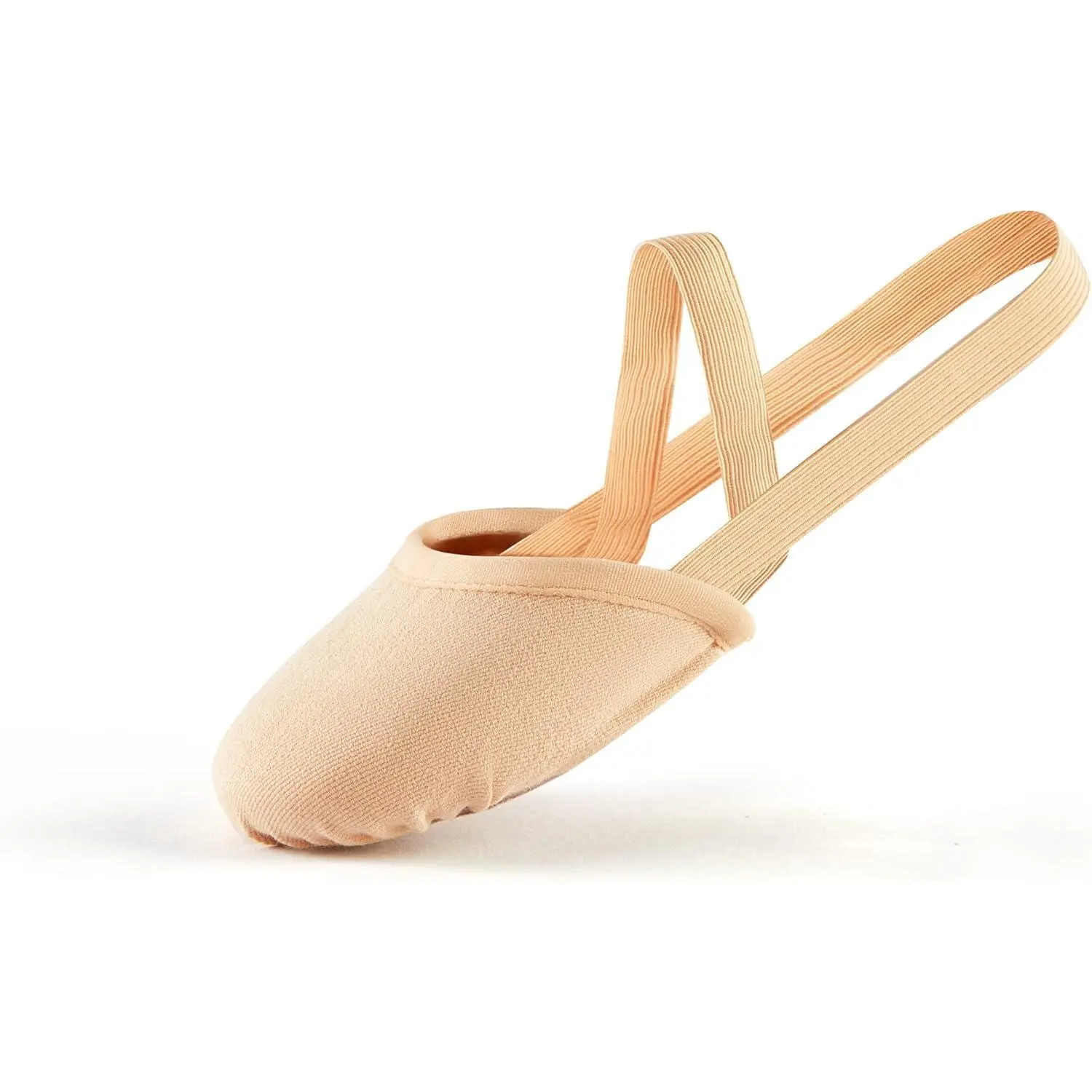 Girls' Half Sole Dance Shoes in Stretchy Canvas, Flexible Pirouette Footwear for Contemporary, Lyrical, and Jazz Dance, Flexible Shoe, Dance Footwear