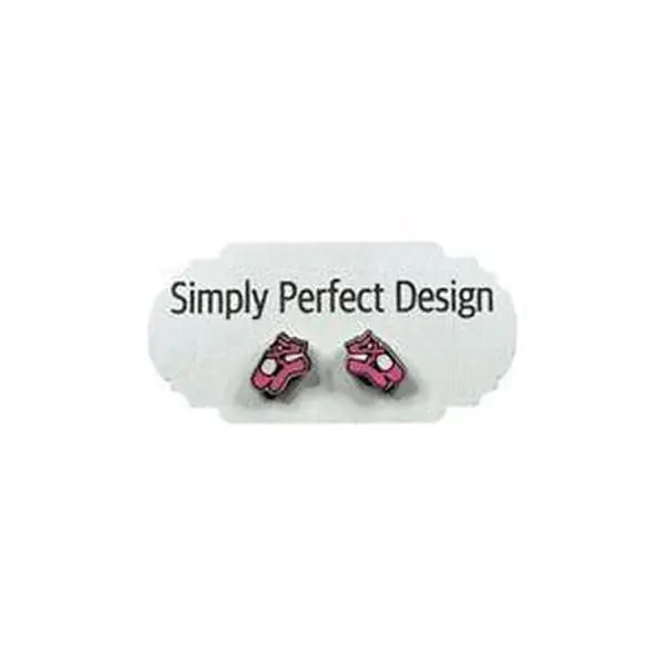 Tiny Ballerina Slipper Earrings - Ballerina Studs - Dancer Earrings - Tiny Studs -  Ballet Jewelry