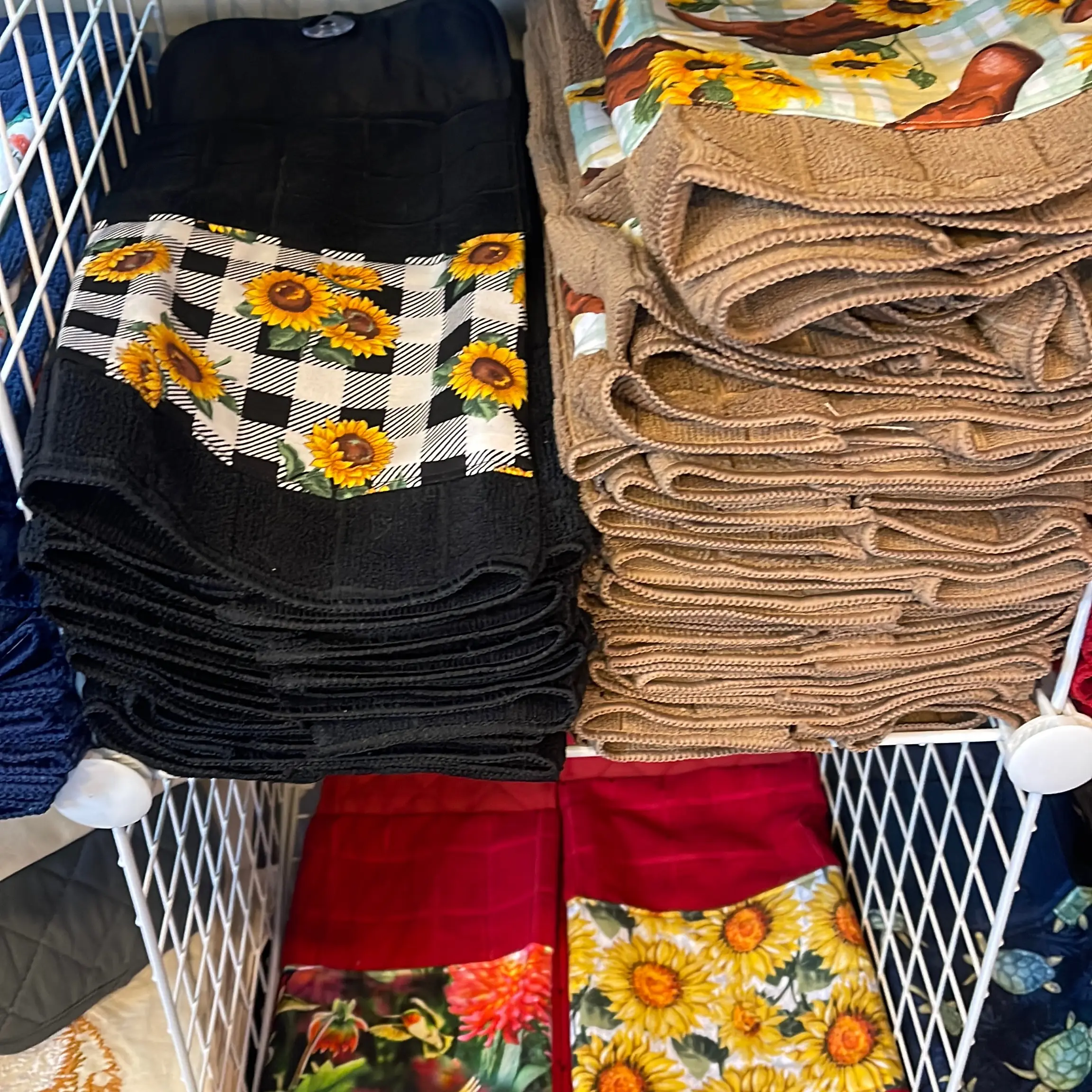 Sunflower/floral kitchen towels Sunflower/floral kitchen towels