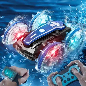 Amphibious RC Stunt Car - Land & Water Vehicle with Gesture Control - Waterproof Off-Road Racing Car