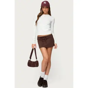 Bayside Slitted Micro Skort