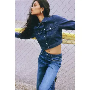 H&M Cropped denim jacket