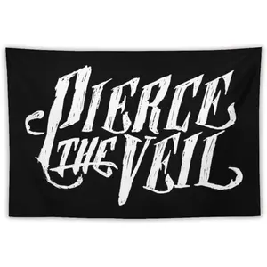 Pierce Rock Band The Veil Tapestry  Music Posters Hanging Wall Art for Living Room College Dorm Room Decor Banner  Decoration Print